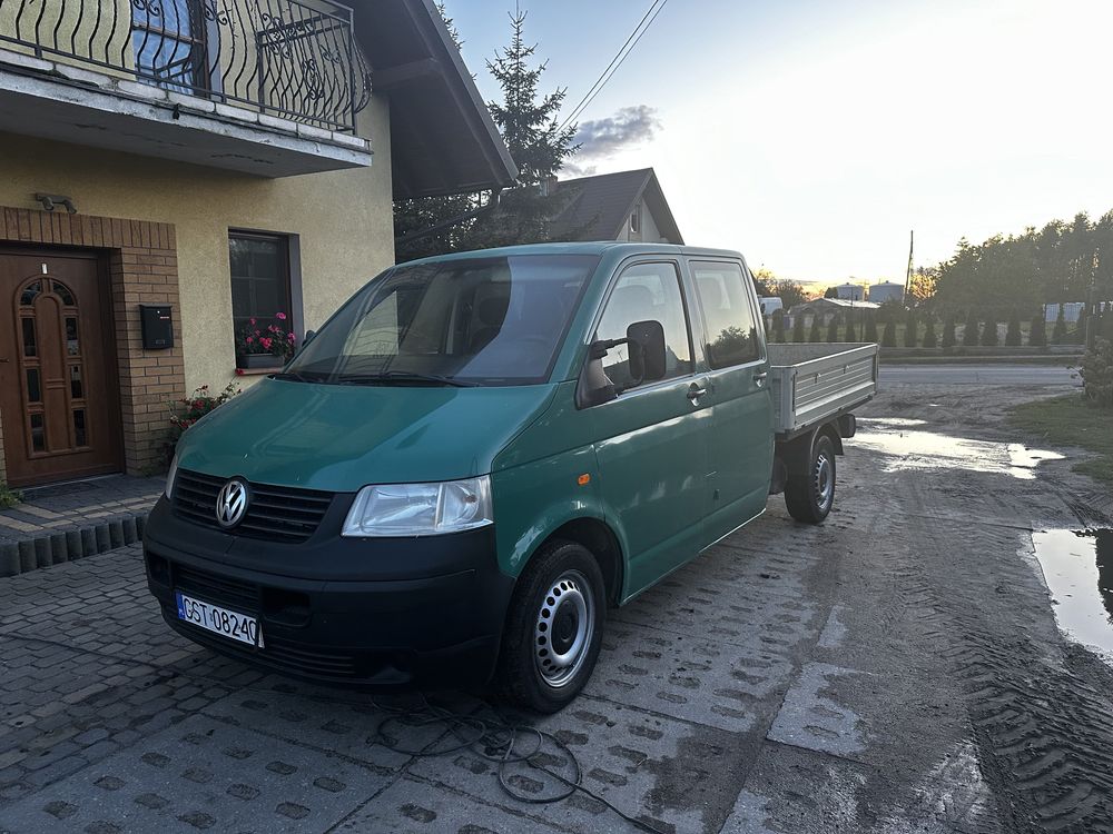 VW T5 Doka brygadówka  6 osób