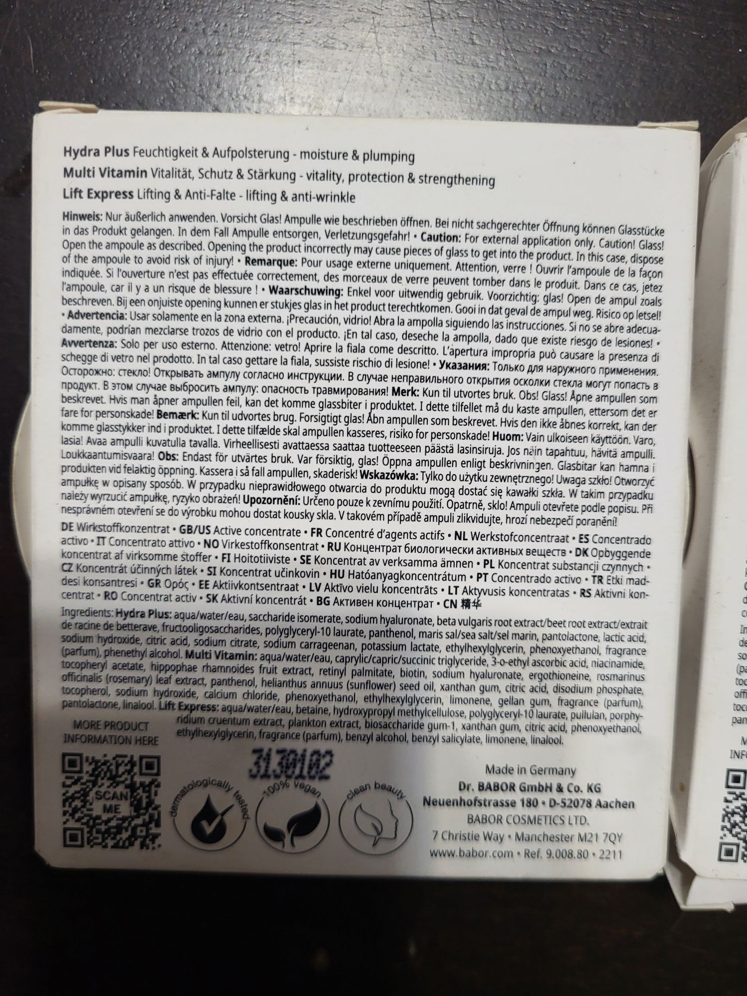 Sprzedam Serum w Ampułkach Forma  BABOR