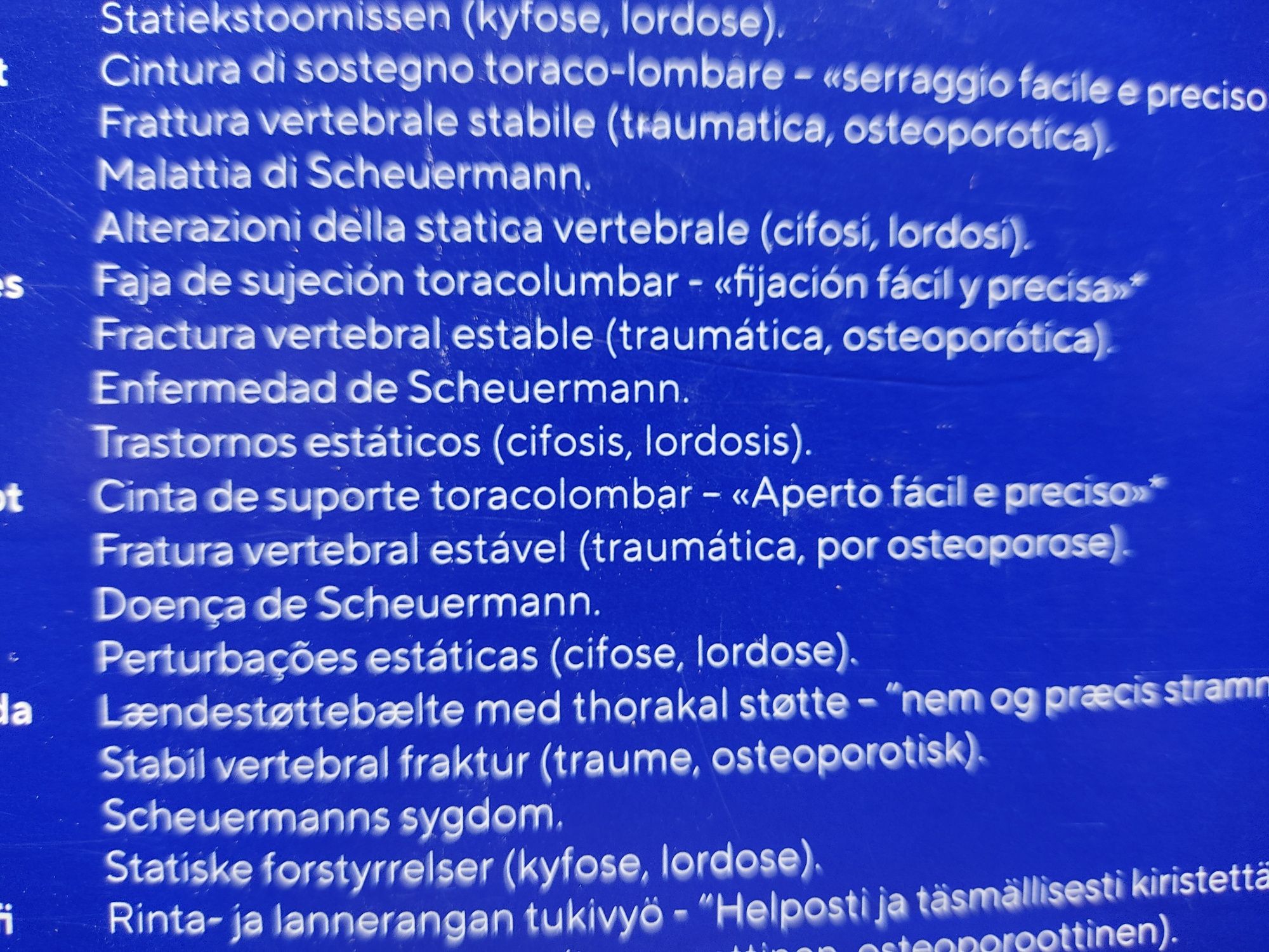 Colete ortopédico