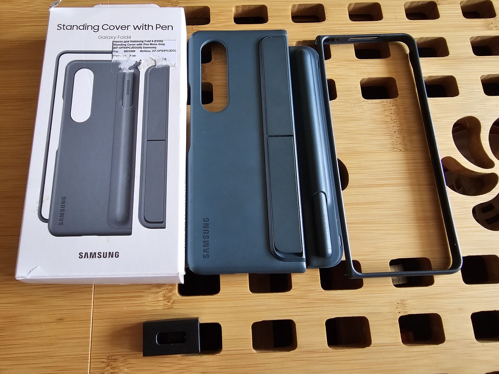 Чехол на Samsung galaxy fold 4 standing cover with pen со стилусом