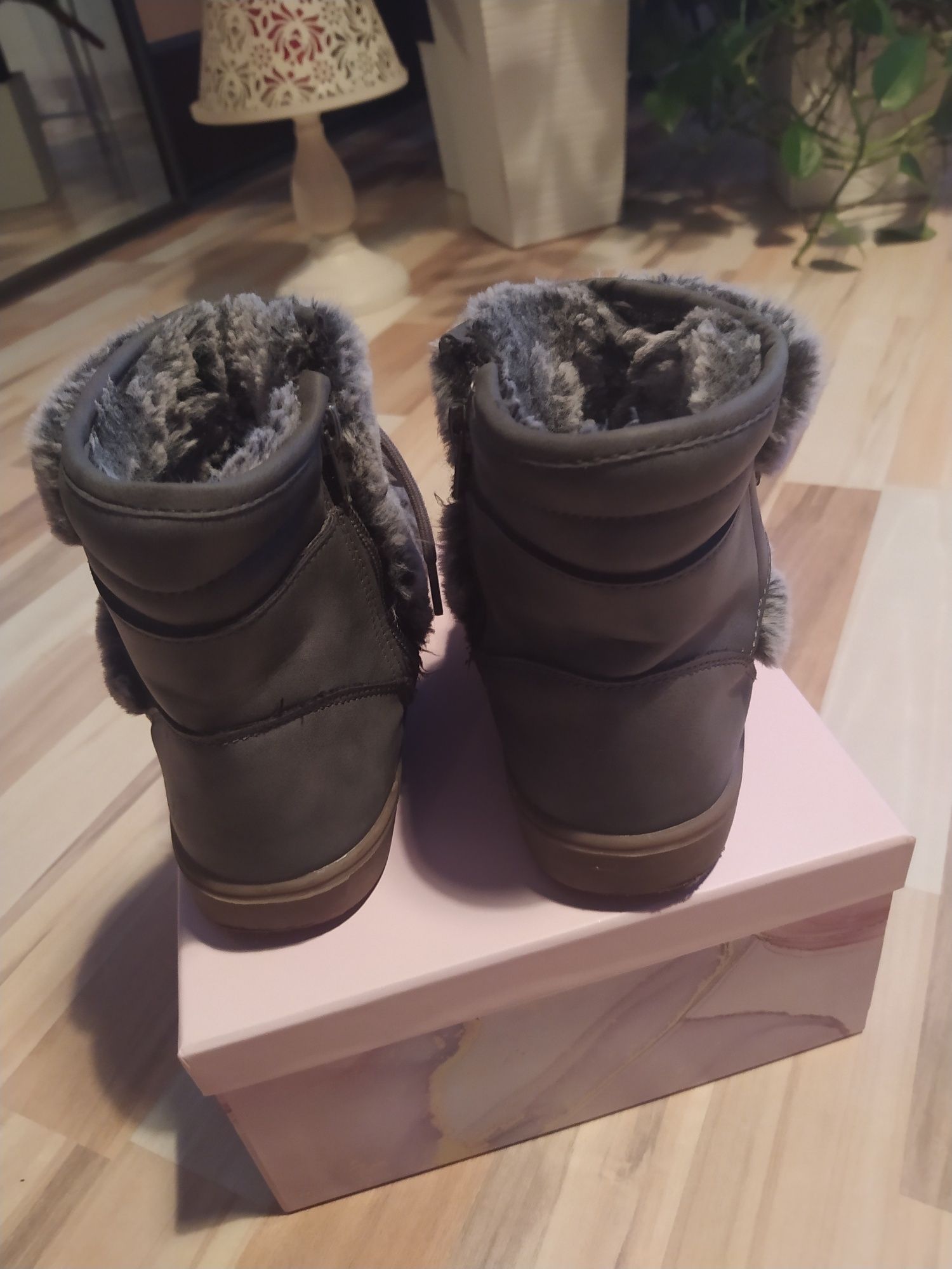 Buty buciki zimowe dla dziewczynki rozmiar 34 Cool Club