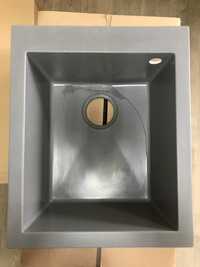 Кухона гранітна мийка 509 колір сірий металик