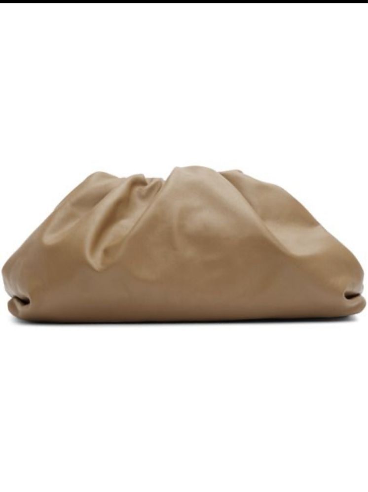Bottega Veneta pouch коричневый клатч