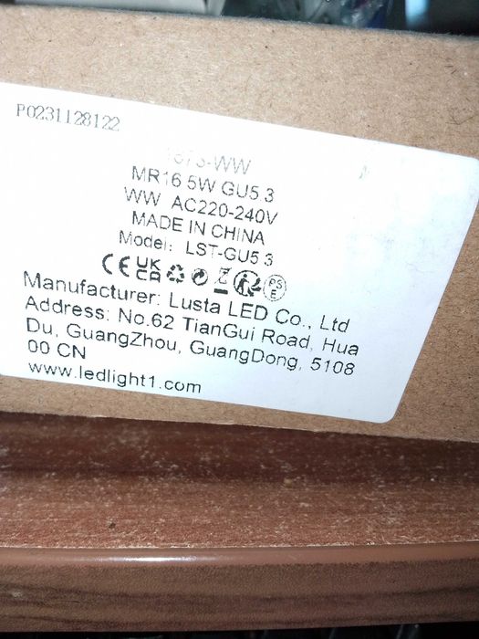 Halogeny LED 5W GU5 6szt