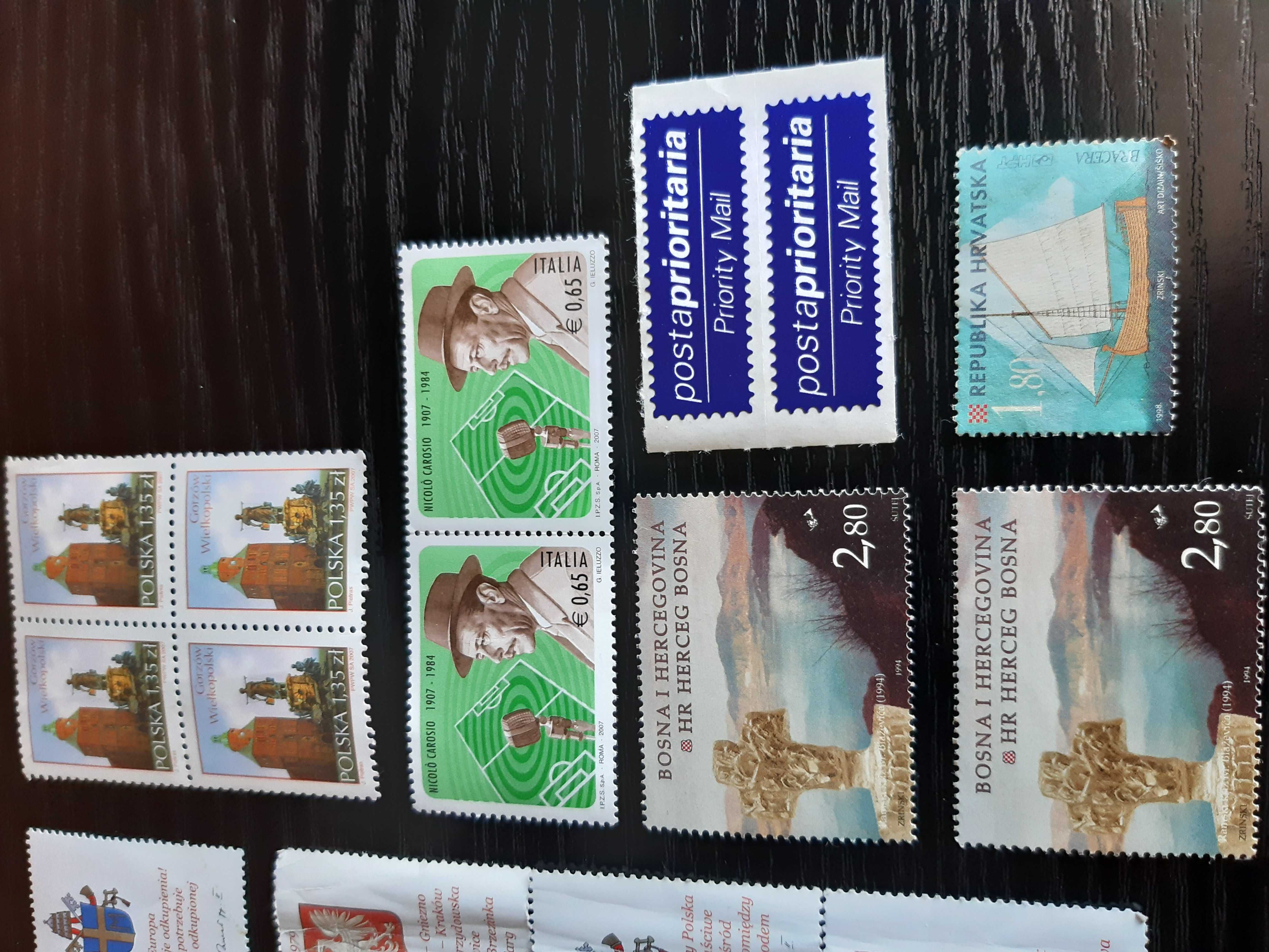 Znaczki pocztowe JP2, Chorwacja, Bośnia, Włochy