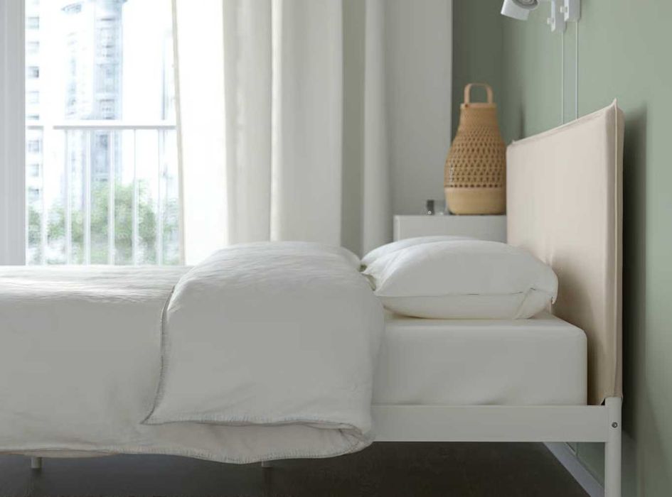 Cream IKEA Double Bedframe Excellent Condition