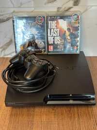 PS3 Slim + встановлені ігри і 2 диска/ Sony Playstation 3, ПС3 Слім