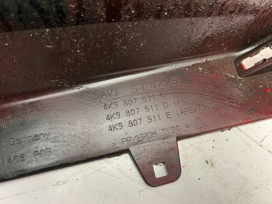 audi a6 c8 4k9 kombi s-line zderzak tylny tył 6xpdc oryginał oem 18-