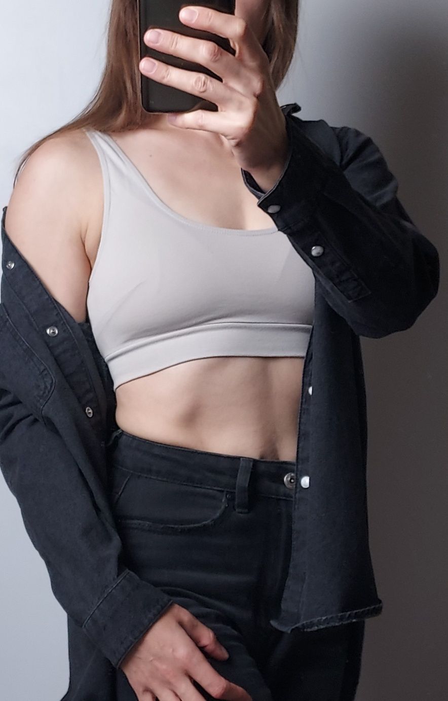 H&M_jak nowy crop top_S