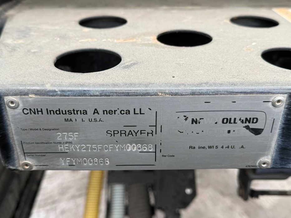 Самохідний обприскувач New Holland SP.275F, 2015
