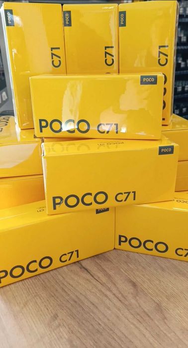Nowy POCO C71 4/128GB 120Hz | FV23% | 3 Kolory | Wysyłka | Poznań