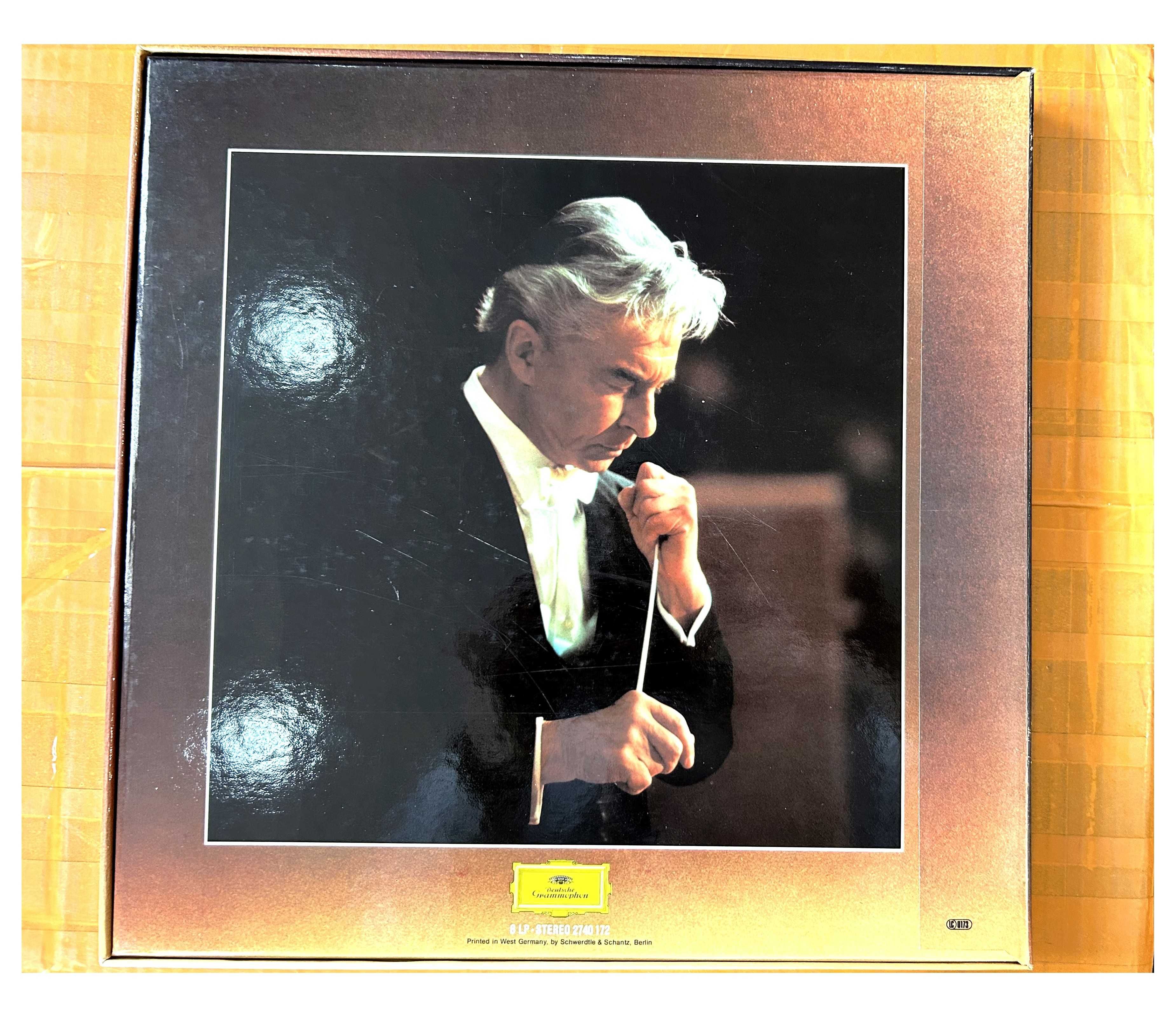 BEETHOVEN 9 SYMPHONIEN KARAJAN Berlin Philharmonic  8 LP Box winylowe