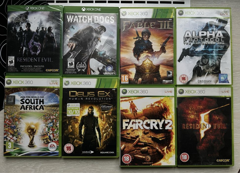 Игры PlayStation 4, Xbox 360/One/Series X, Nintendo DS, 3DS