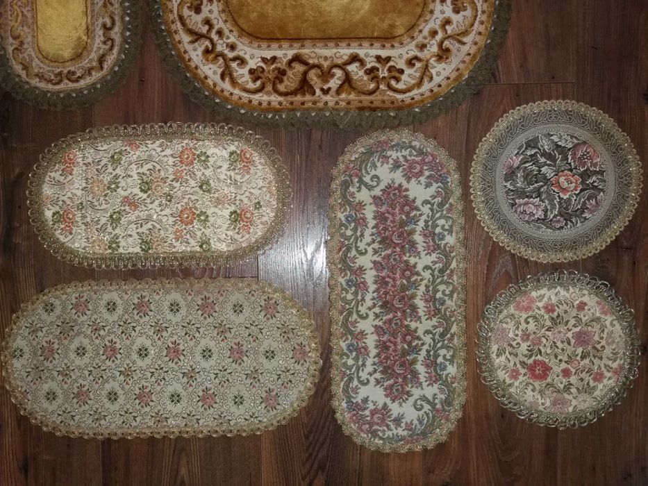 Poniemieckie serwetki retro vintage zestaw