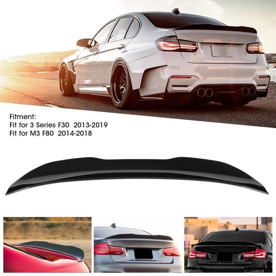 Спойлер багажника антикрило BMW F30 стиль PSM Abs пластик глянець