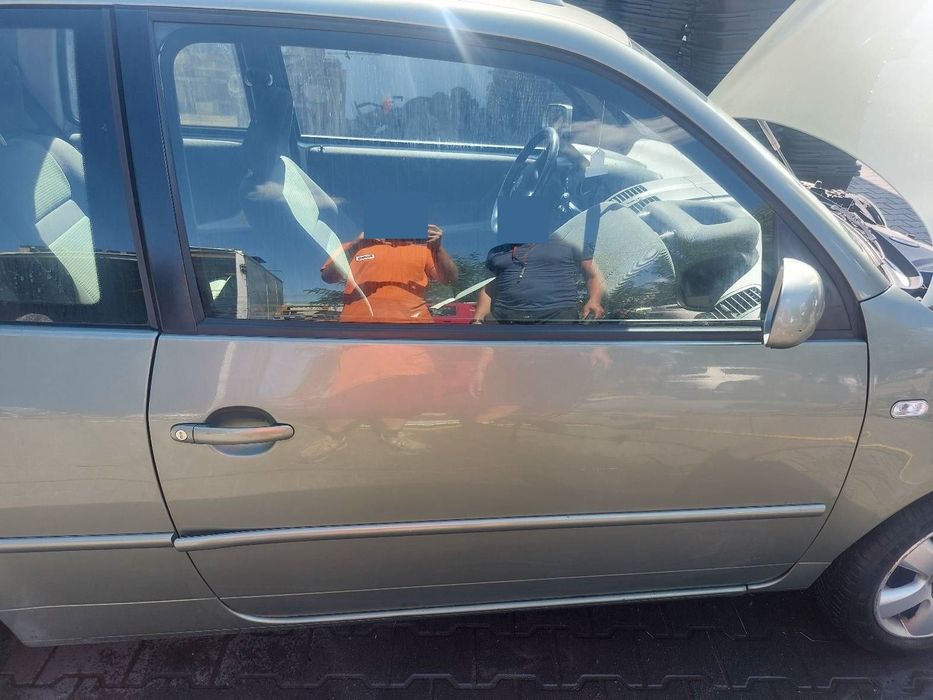 DRZWI KOMPLETNE PRAWY PRZÓD HB 3D VW LUPO I LA6W 98-05r
