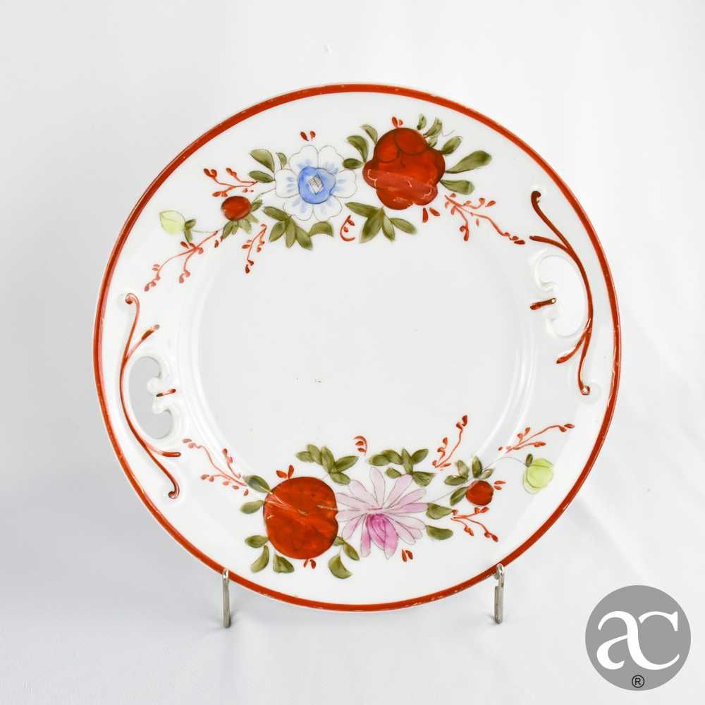 Par de pratos de bolo porcelana Vista Alegre