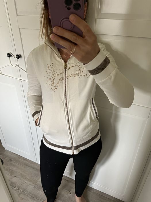 Kremowa bawelniana bluza Puma rozmiar s