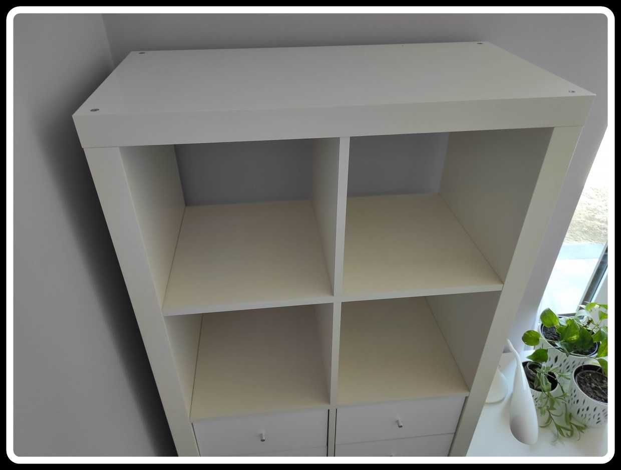 IKEA regał - szafka z szufladami kallax biały
