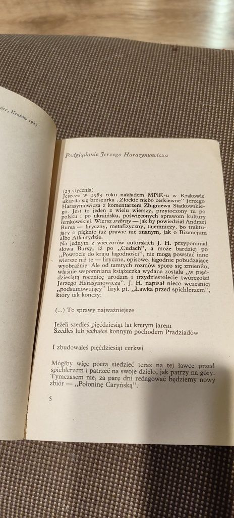 Jerzy Harasymowicz Na cały regulator