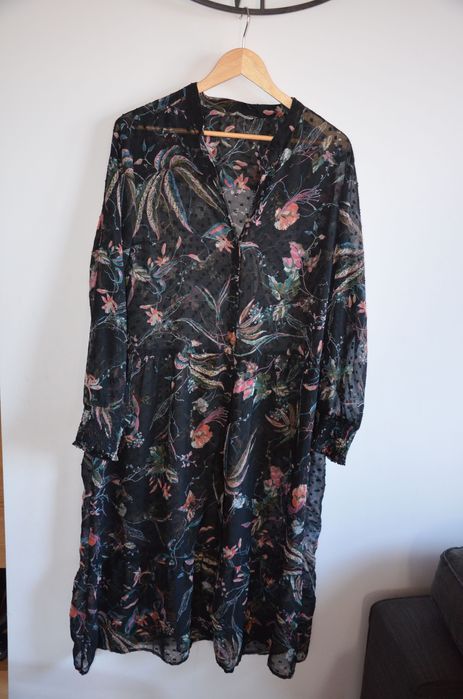 lindex  sukienka kolorowa  46/48  bez podszewki