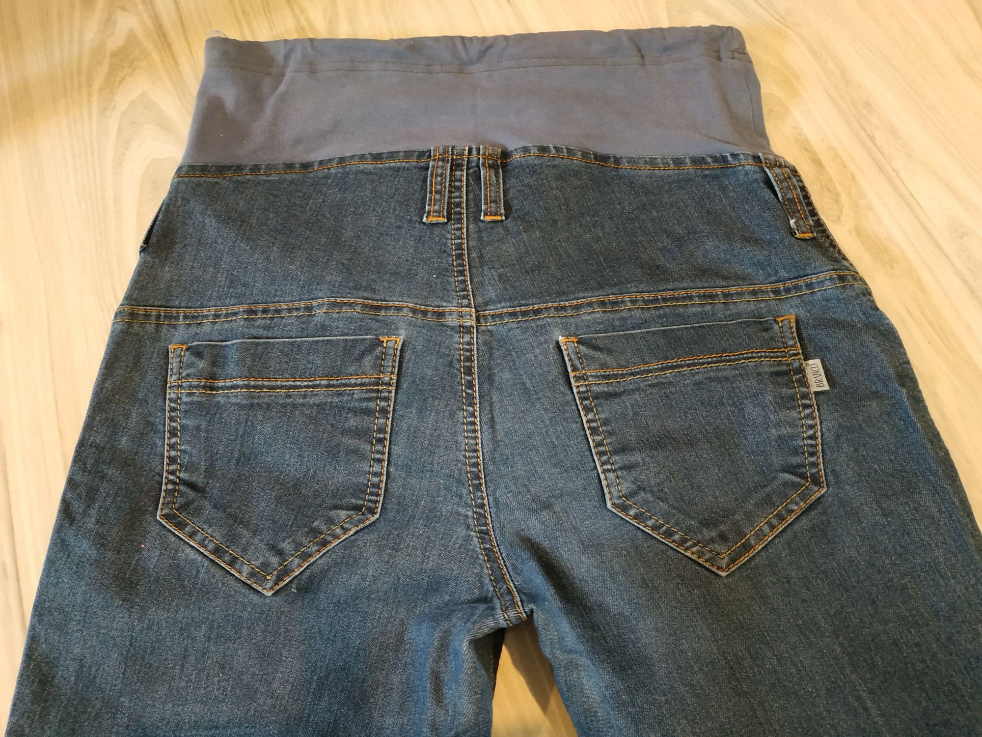 Spodnie jeansowe, ciążowe, S