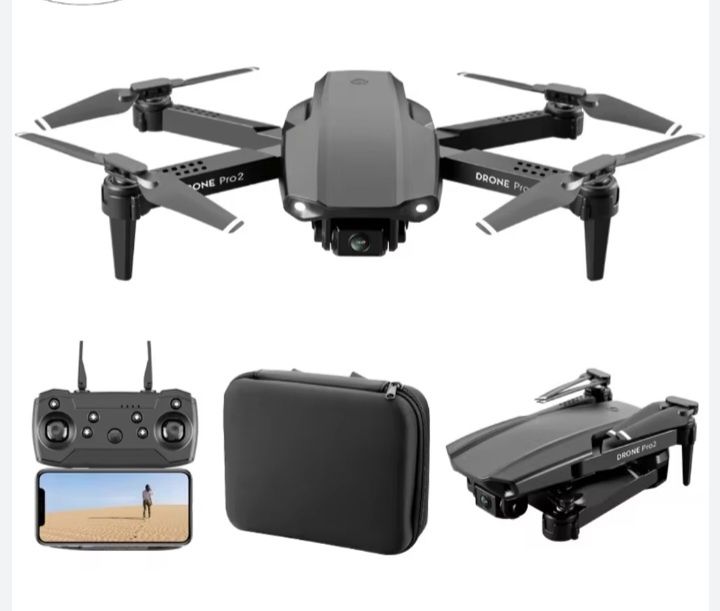 Dron E99 Pro2, Wifi 200m zasięg Kamera Zawis Akrobacje