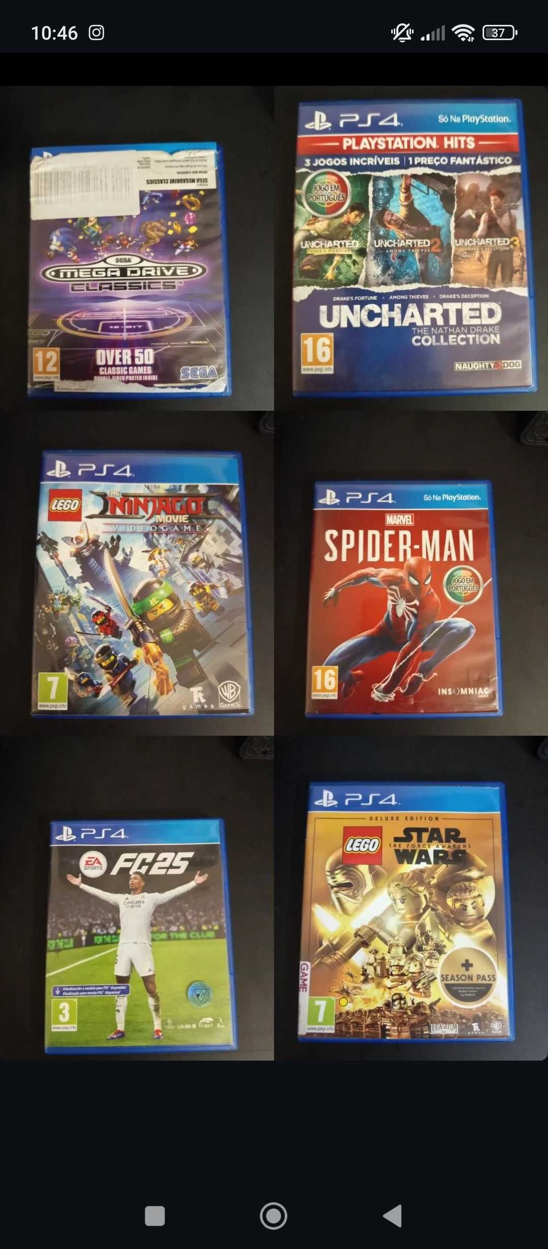 Ps4 Slim com jogos e assessórios