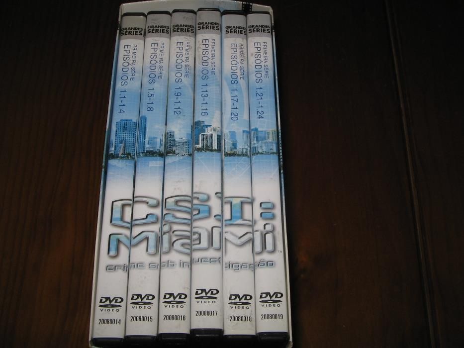 Coleção de 6 DVD (CSI Miami) Edição Expresso