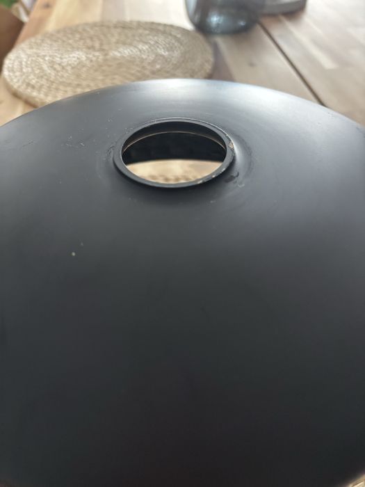 Lampa loft szlana czarna