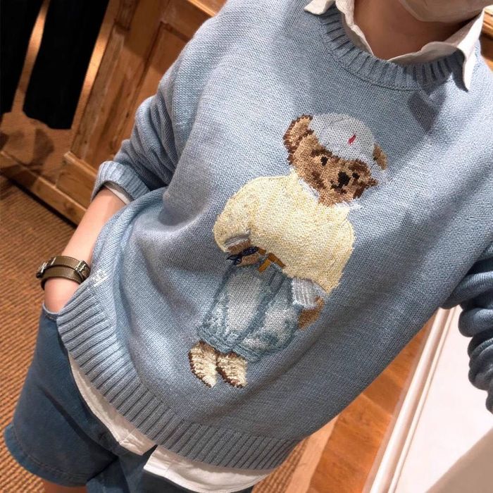 Sweter Unisex Ralph Lauren! Premium! Misie! Bear ! XS S M L XL
