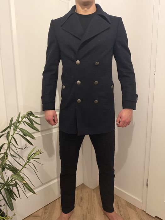 Męski płaszcz wełniany Vistula