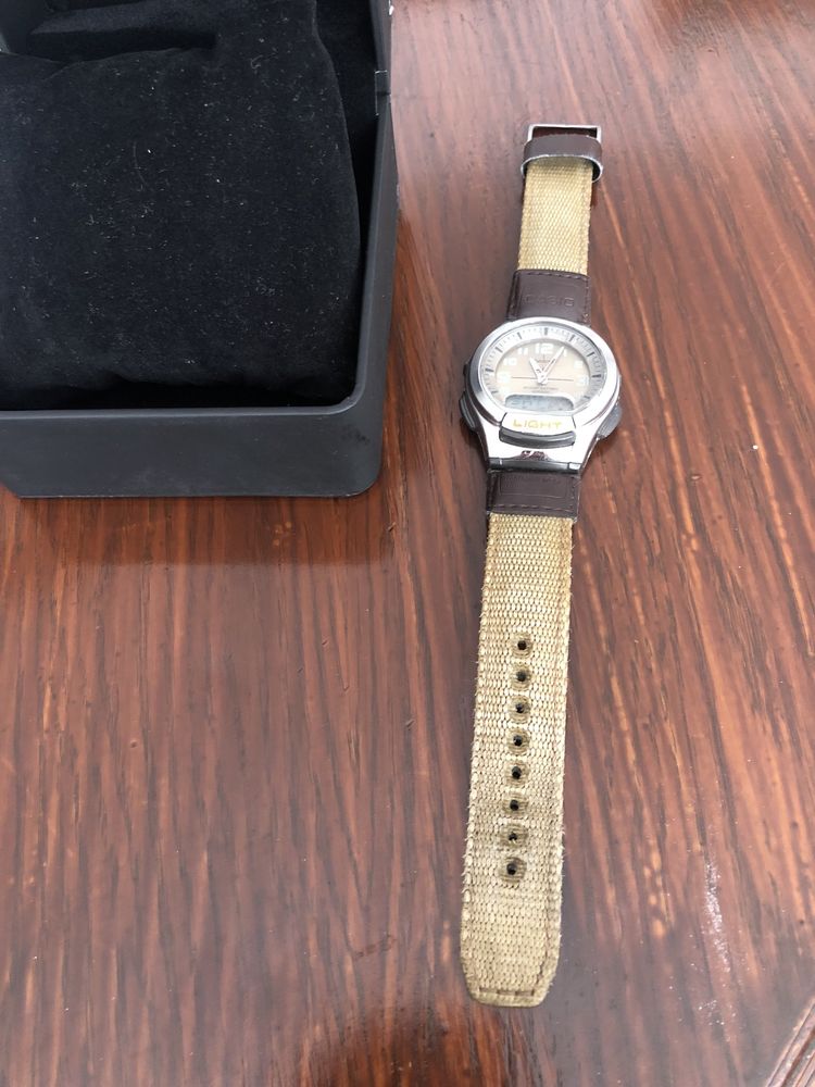 Zegarek męski japońskiej marki Casio Illuminator Japan Movt Vintage