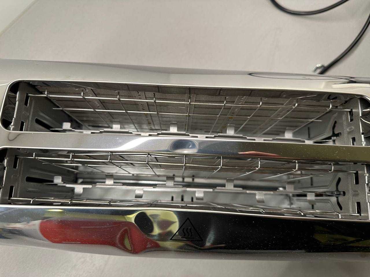 Toster H.Koenig 1500W 4kromki Termostat 7 poziomów Funkcja rozmrażania
