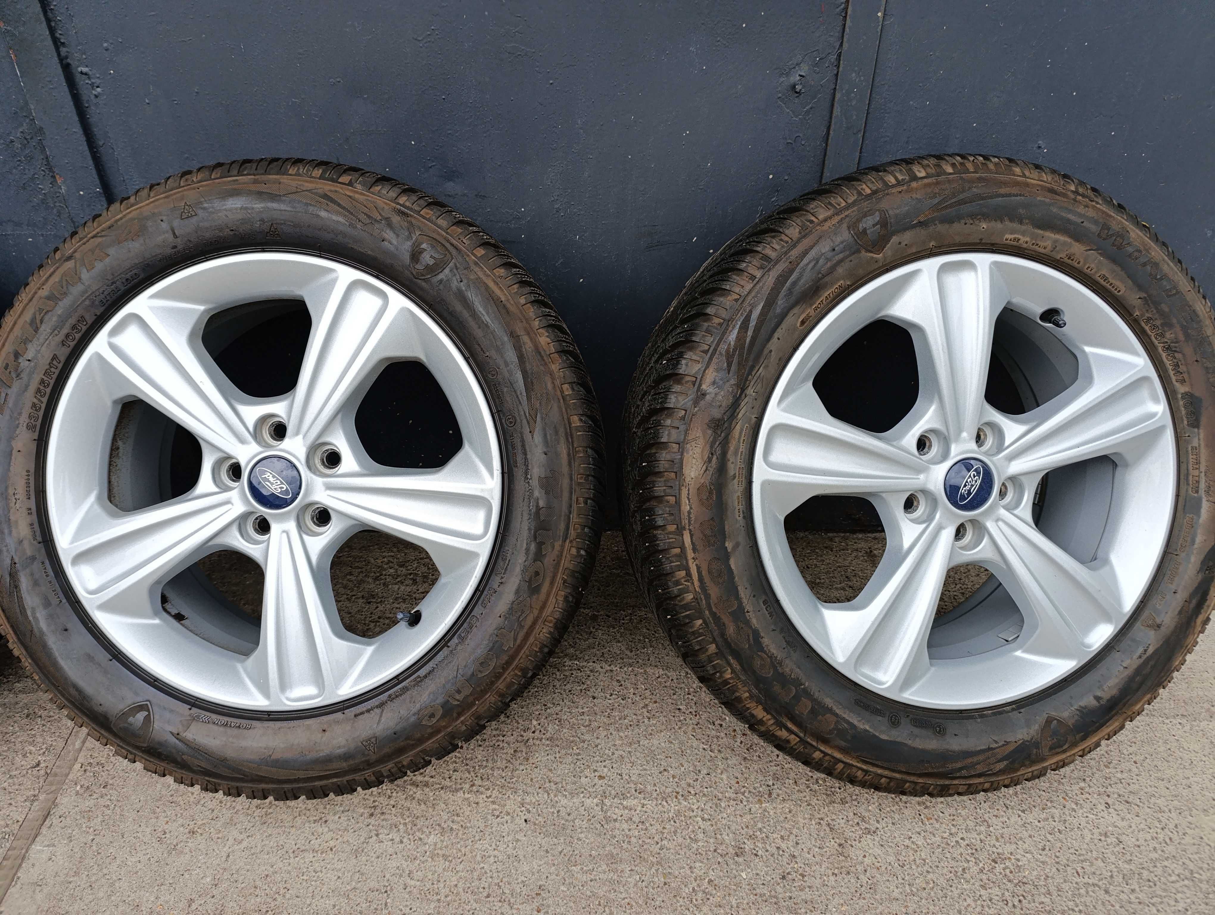 Koła zima Ford Kuga S-Max Galaxy 17” 235/55 R17 103V 2021r TPMS 7mm