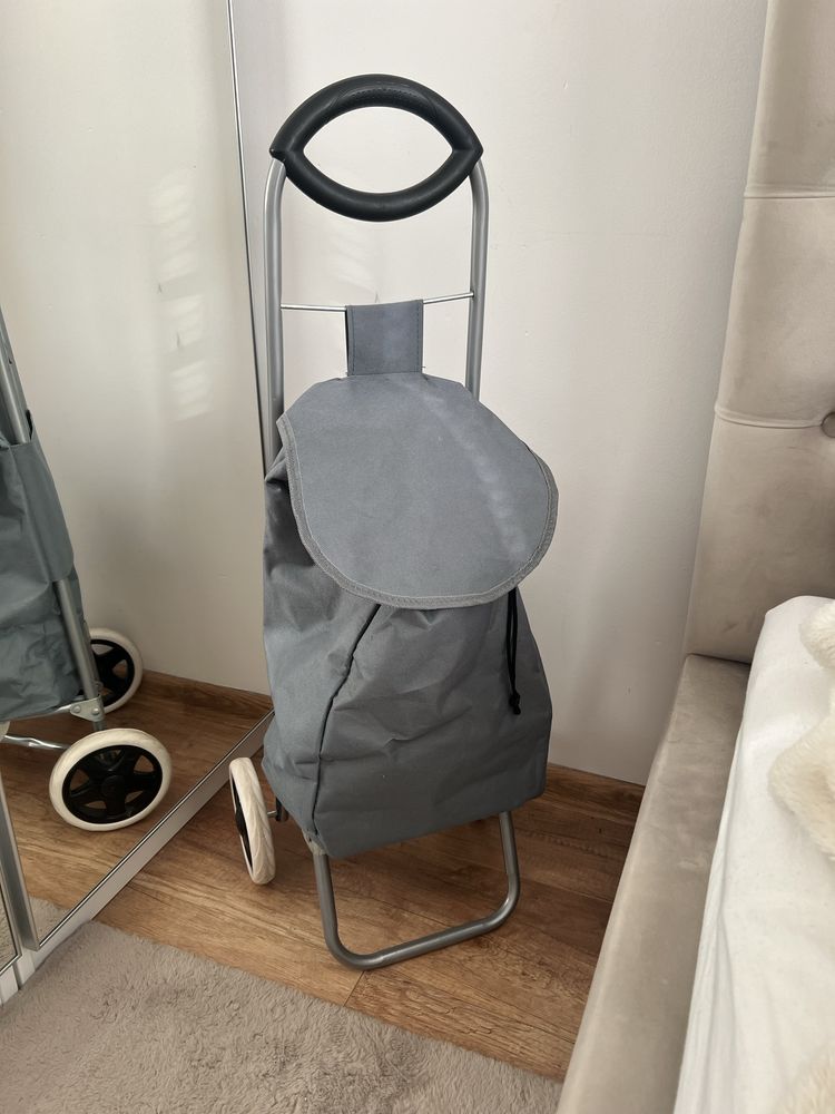 Torba na kolkach wózek zakupowy wyspkosc 87 cm