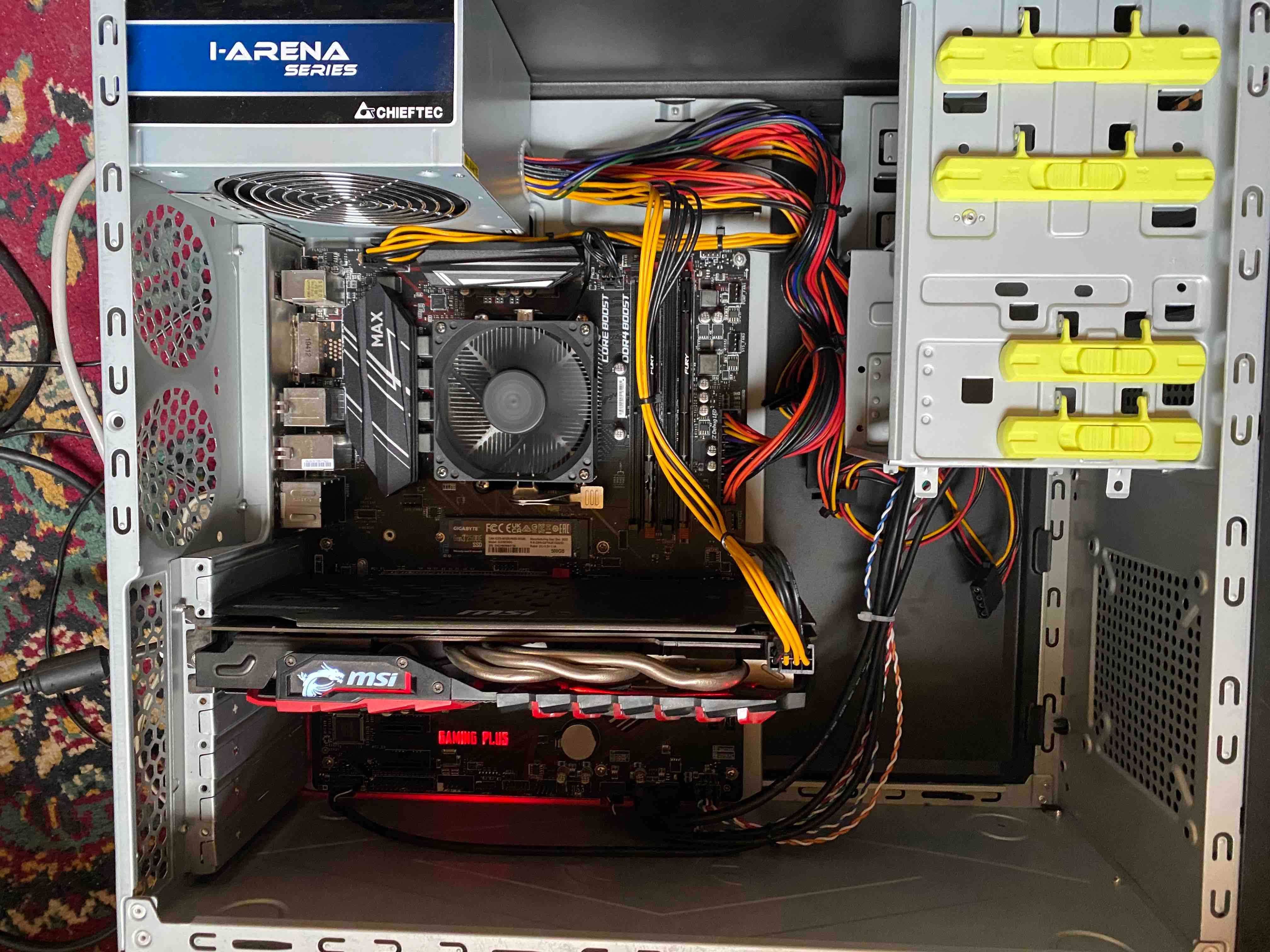 игровой ПК (Ryzen 5 2600X, 16Gb DDR4, RX580 4Gb, 512Gb NVME, 500Watt)