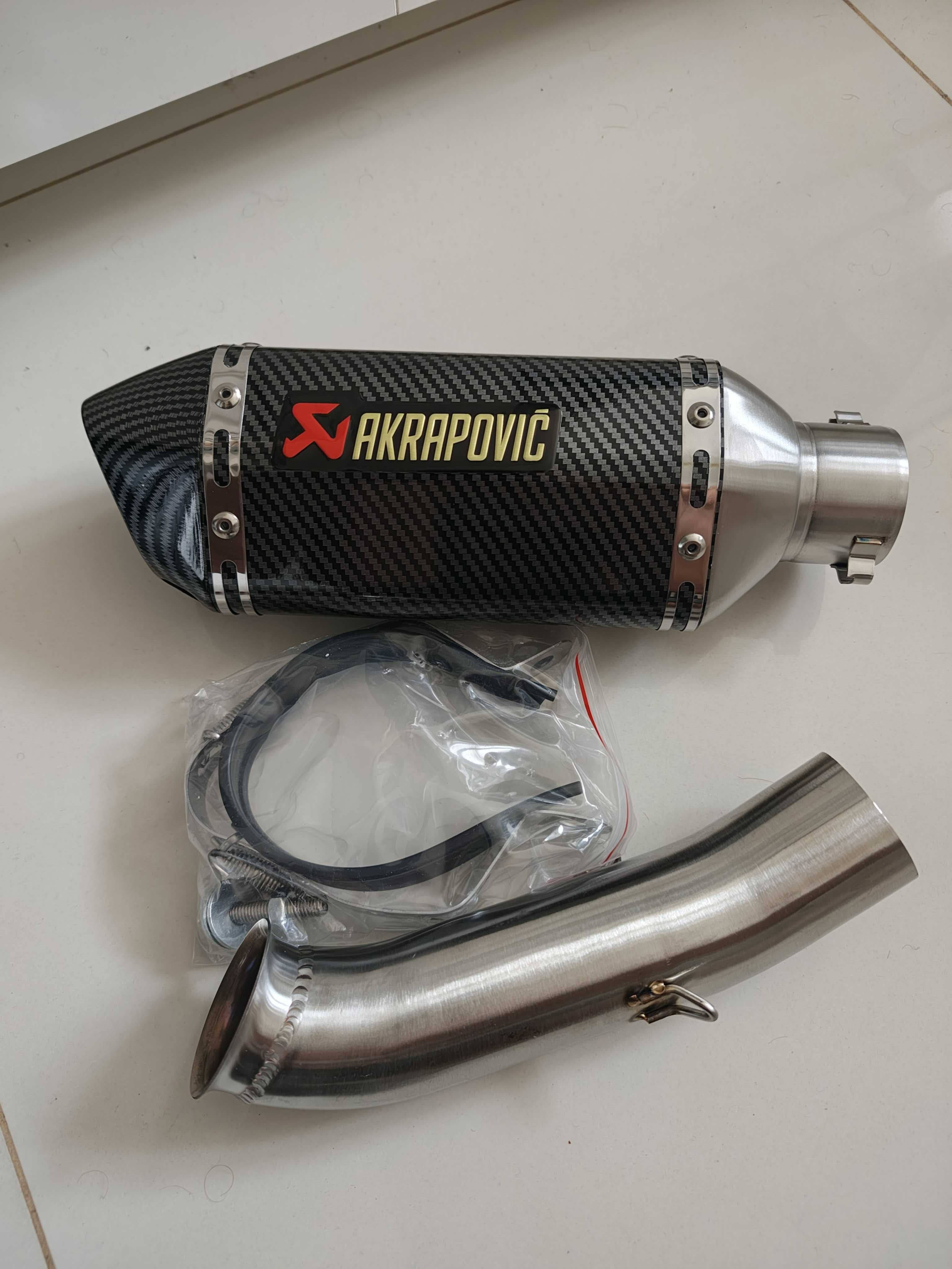 Wydech KTM AKRAPOVIC Duke 125/390, RC, /Yamaha 125/ R3,MT03. NINJA 400