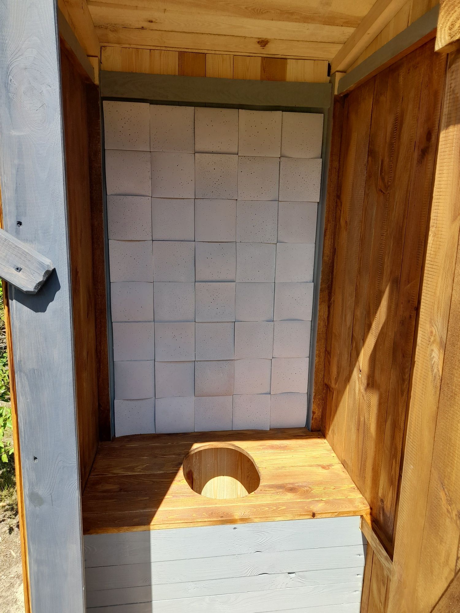 Nowy kibelek drewniany ,toaleta drewniana ,WC wychodek