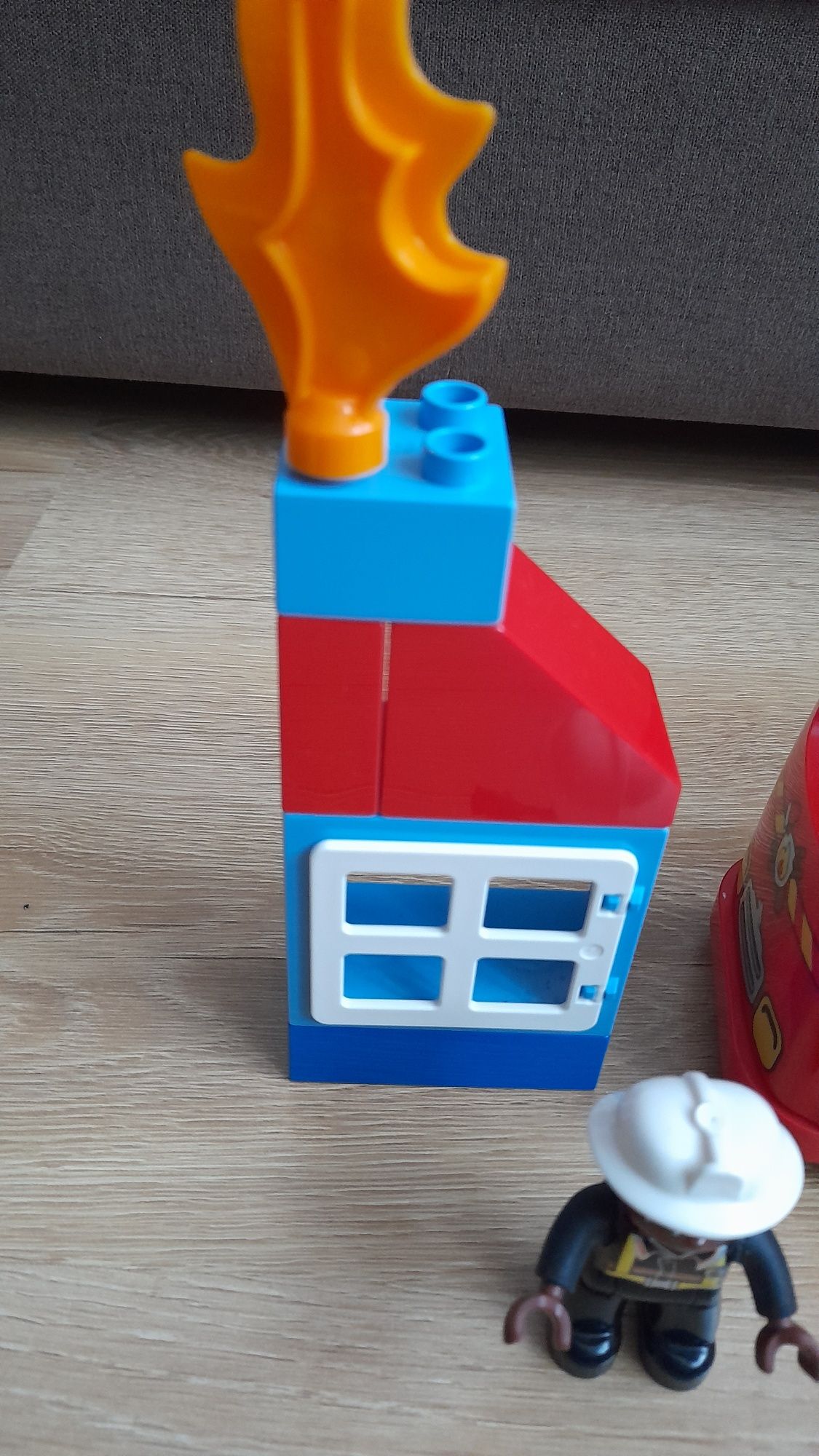 Lego duplo wóz strażacki straż pożarna