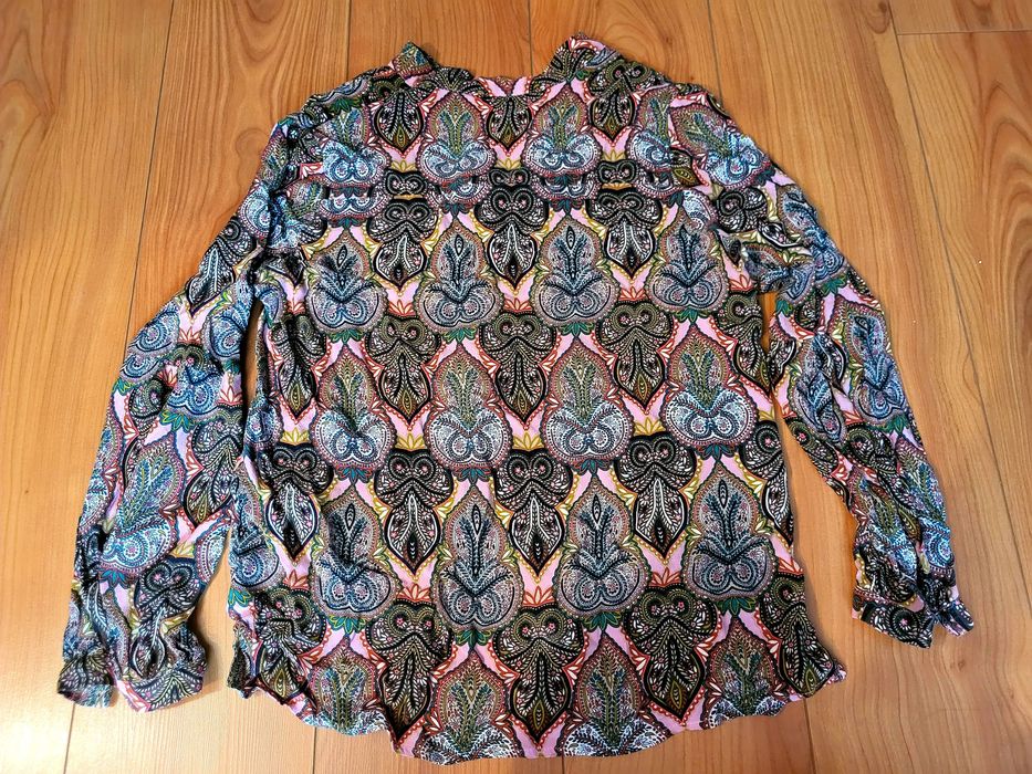 Koszulowa bluzka w stylu boho