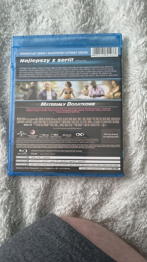 Szybcy i Wściekli 7 blu-ray