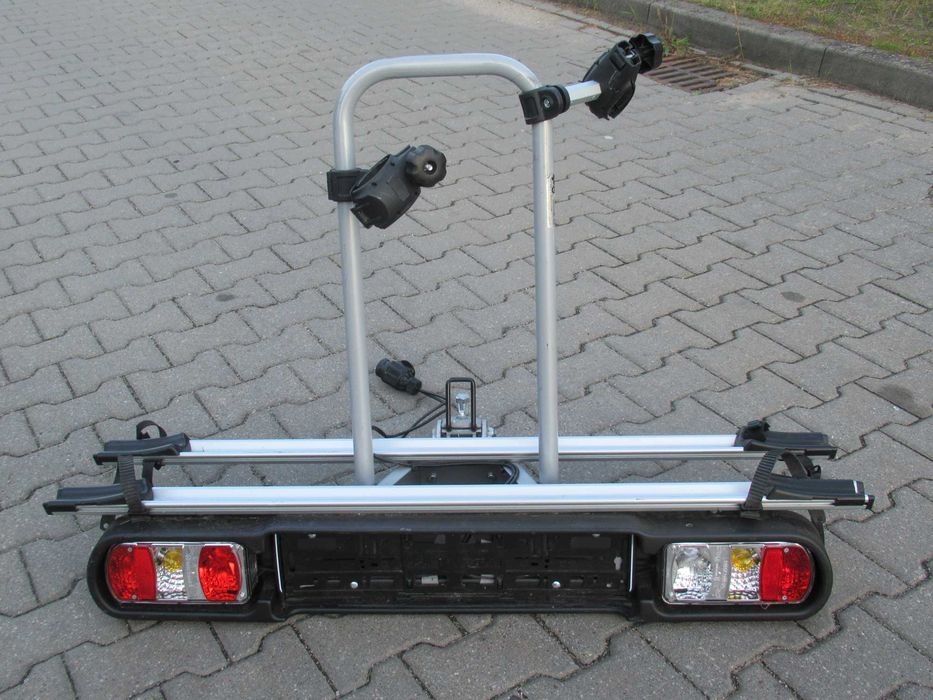 Bagażnik na hak do przewozu dwóch rowerów Alu Atlas 2