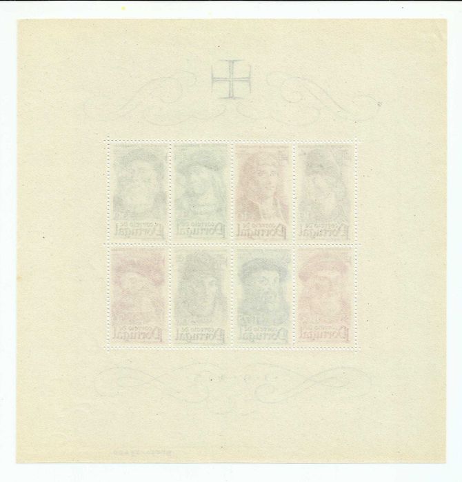 Selos portugueses – Bloco Navegadores Portugueses – 1945