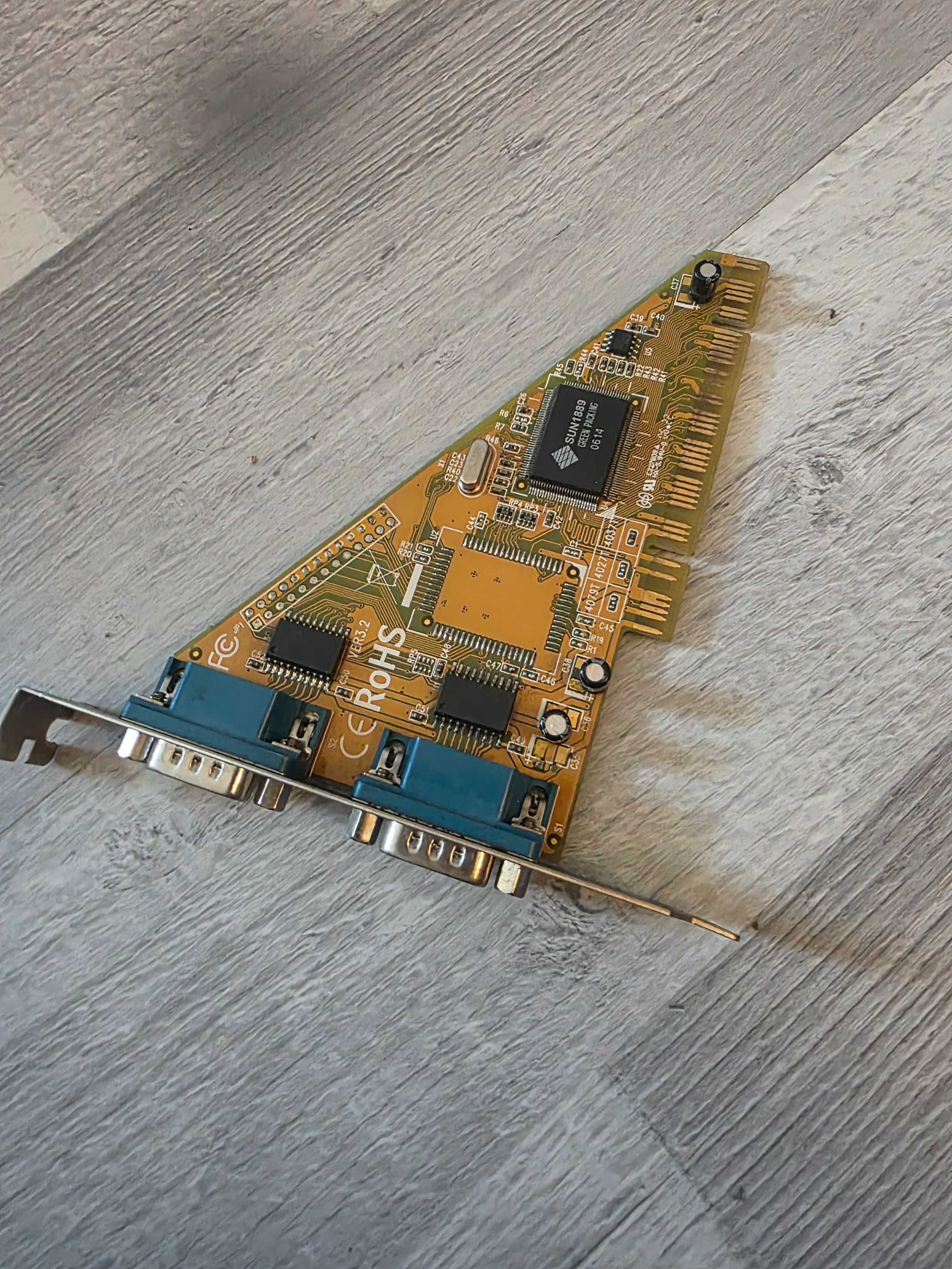 Karta PCI RS-232 COM - SUNIX 2x DB9