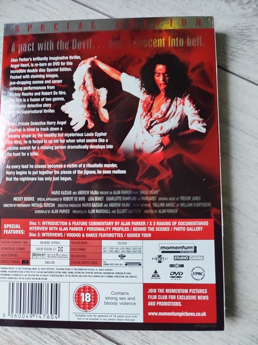Dvd video angel heart