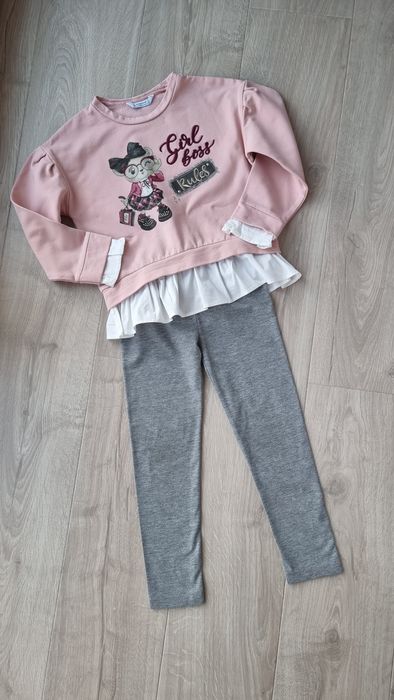 Mayoral zestaw 110 cm cudny bluza plus legginsy