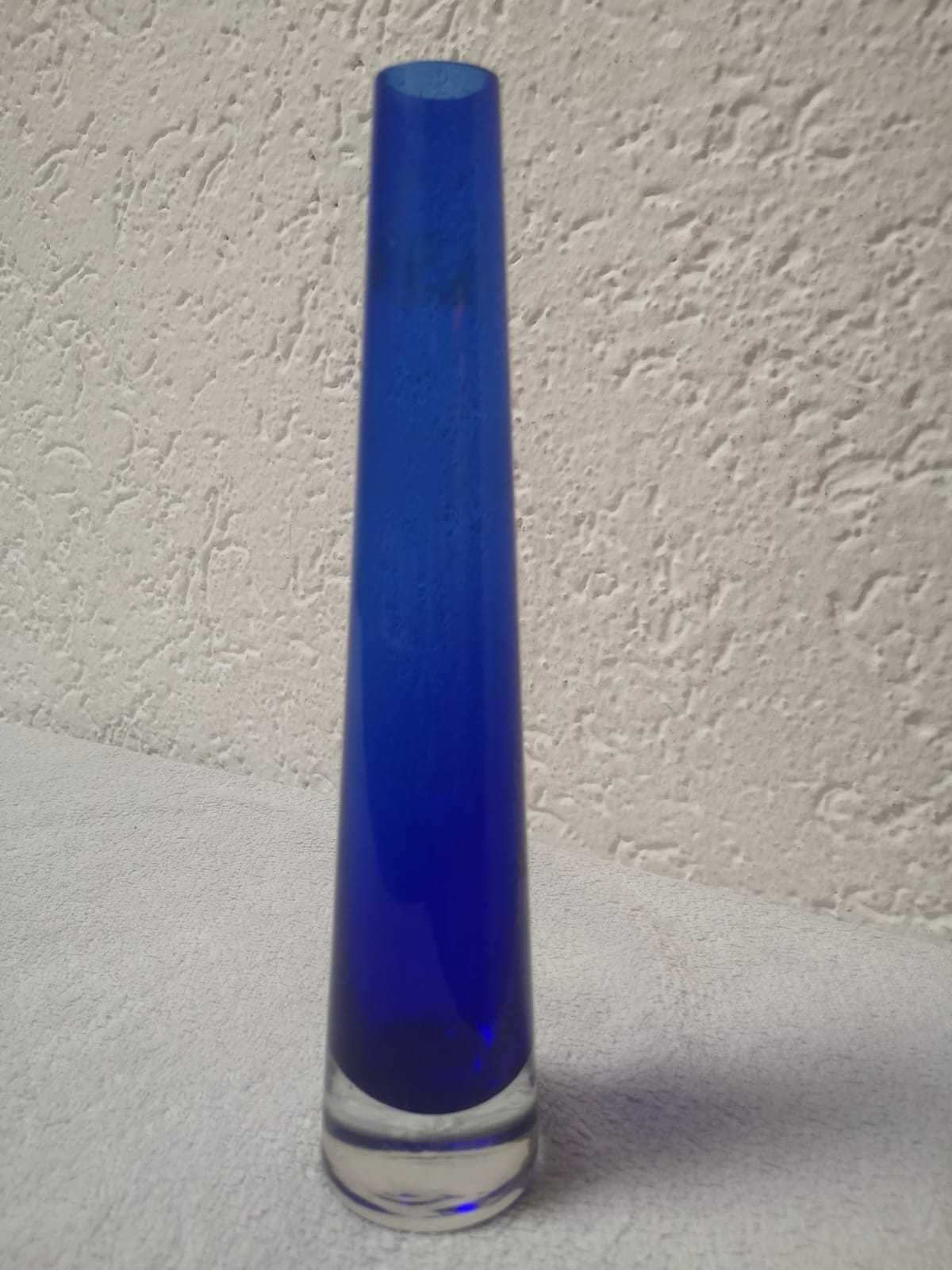 Wazon ze szkla kobaltowego 25 cm