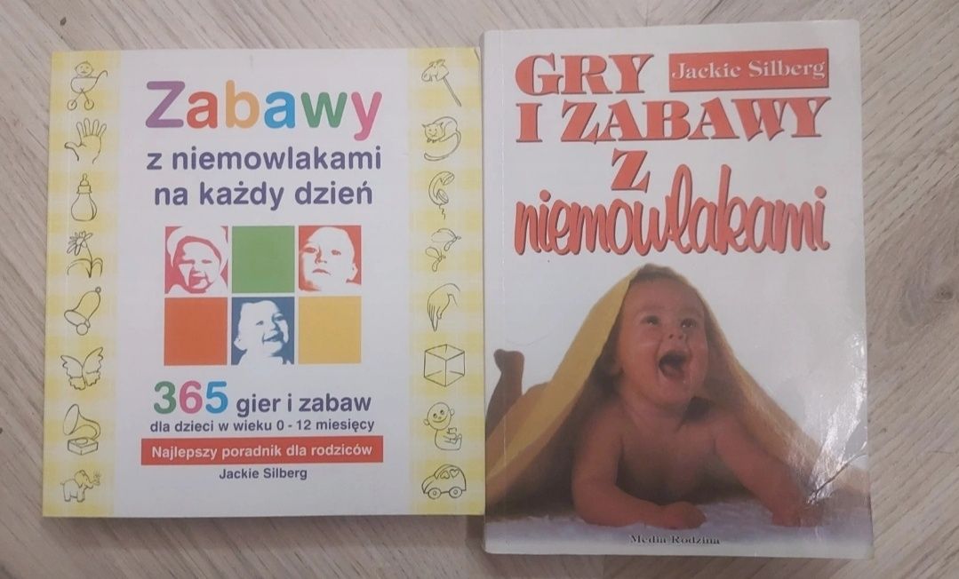 2 książki zabawy z niemowlakami