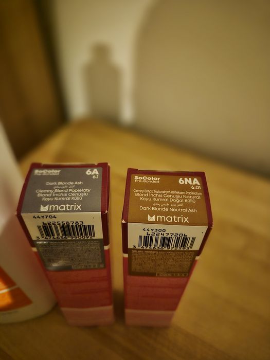 2 farby matrix 6na I 6a i krem 3%